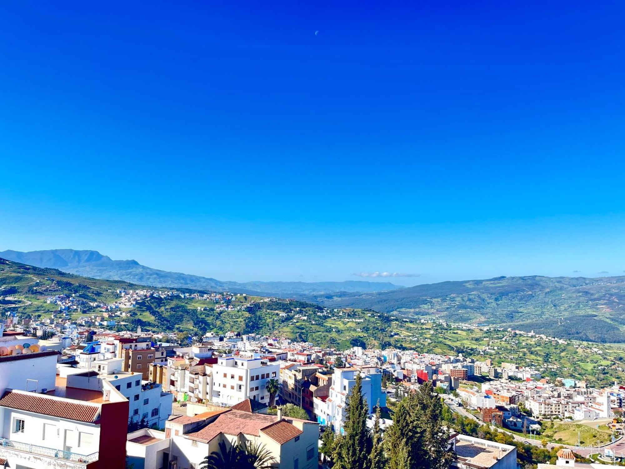 Perla Azul Penthouse Appartement Chefchaouen Buitenkant foto